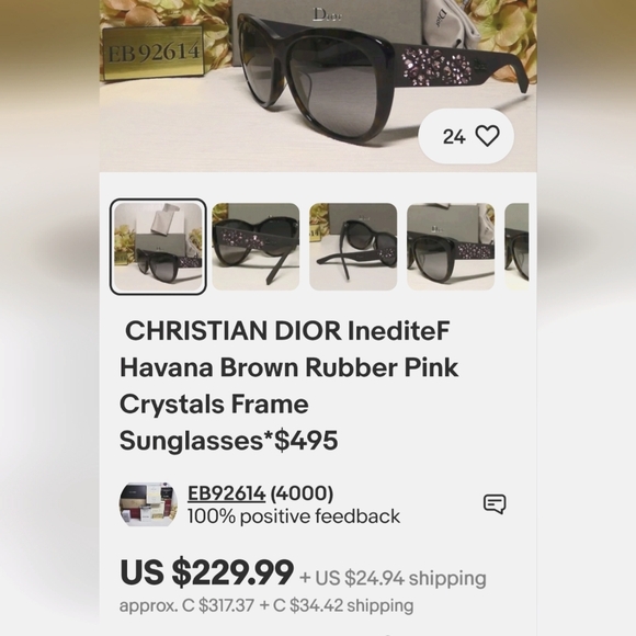 Dior Sunglasses - Picture 6 of 6